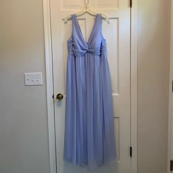 lavender maternity bridesmaid dresses Lacy Ribbed Maternity & Nursing Dress / Persian Blue / M